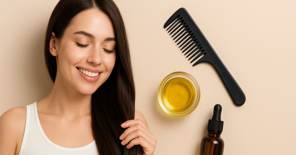 como recuperar os cabelos danificados por química