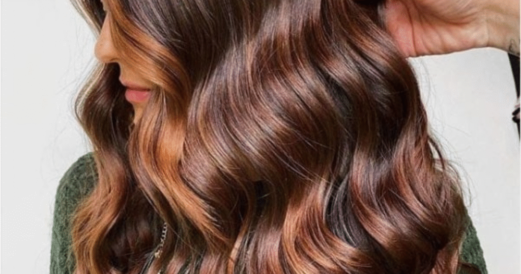 cores de cabelo com efeito glossy